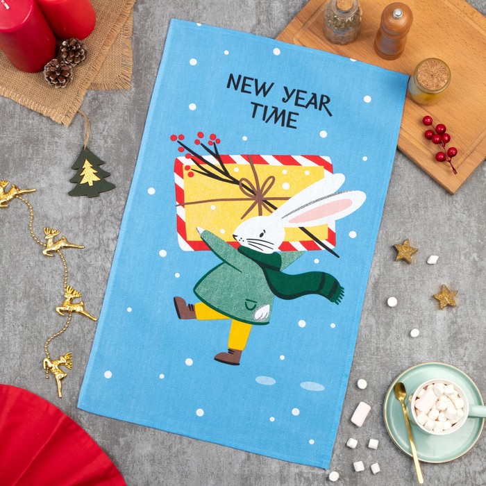 

Полотенце Доляна New Year time 35х60 , 100% хлопок, 160 г/м2