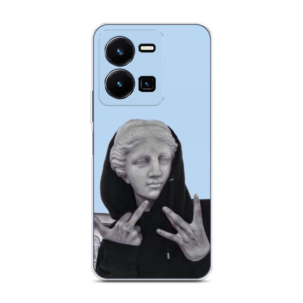 

Чехол Awog на Vivo Y35 4G / Виво Y35 4G "SWAG статуя", Голубой