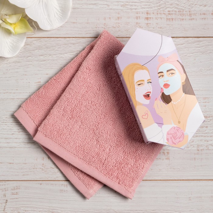 

Полотенце махровое Этель Beauty 30х30, 100 хлопок, 340гр/м2