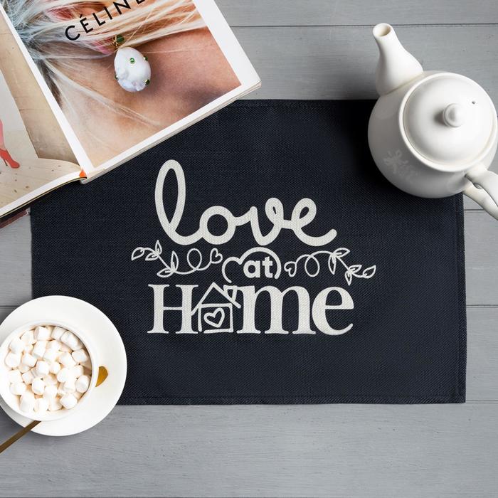 

Салфетка на стол Доляна Love at home, 30х45 , полиэстер 100%
