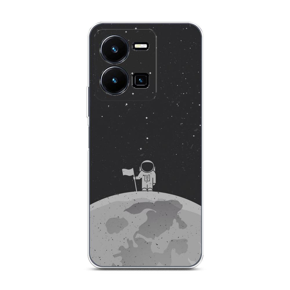 

Чехол Awog "Первый на Луне" на Vivo Y35 4G / Виво Y35 4G, Черный