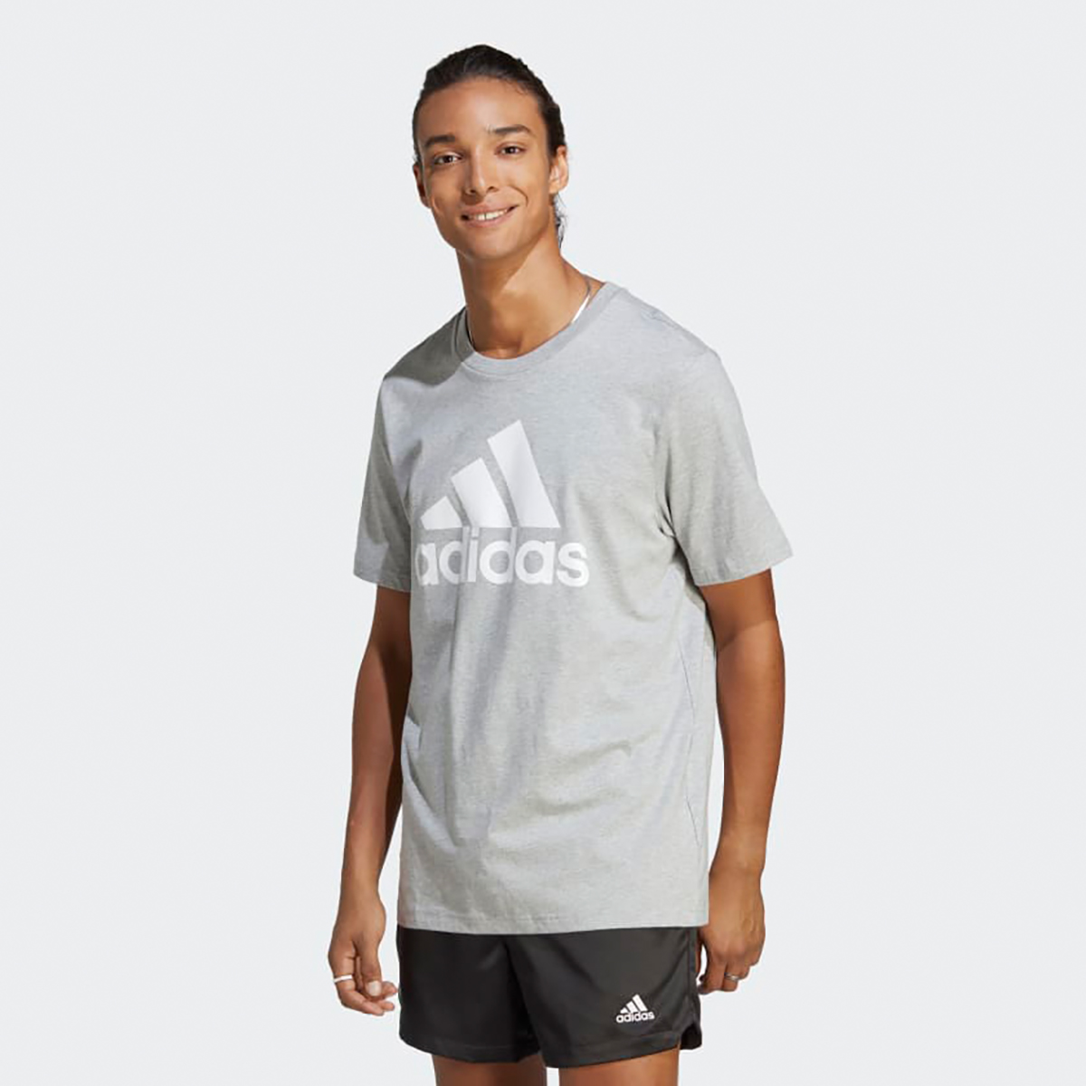 

Футболка мужская Adidas Essentials Single Jersey Big Logo IC9350 серая L, Серый, Essentials Single Jersey Big Logo