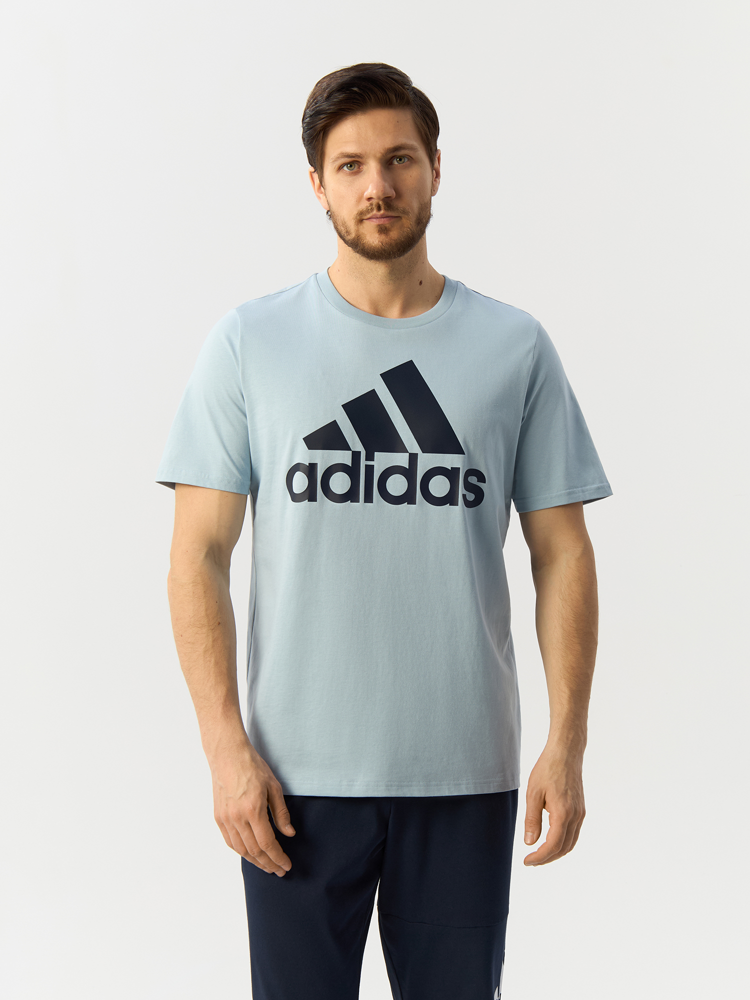 Футболка Adidas для мужчин, IS1303, размер M, серая-AEWP