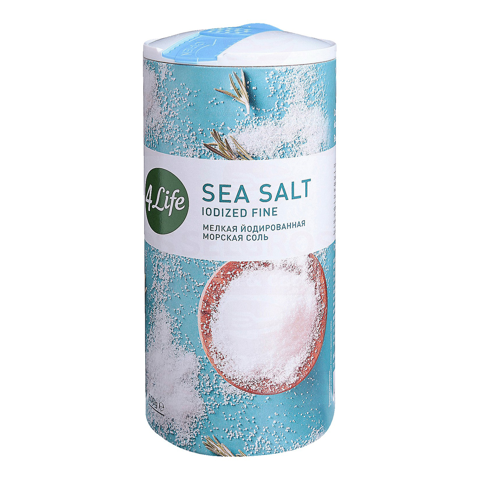 Соль 4Life морская мелкая йодированная 500 г