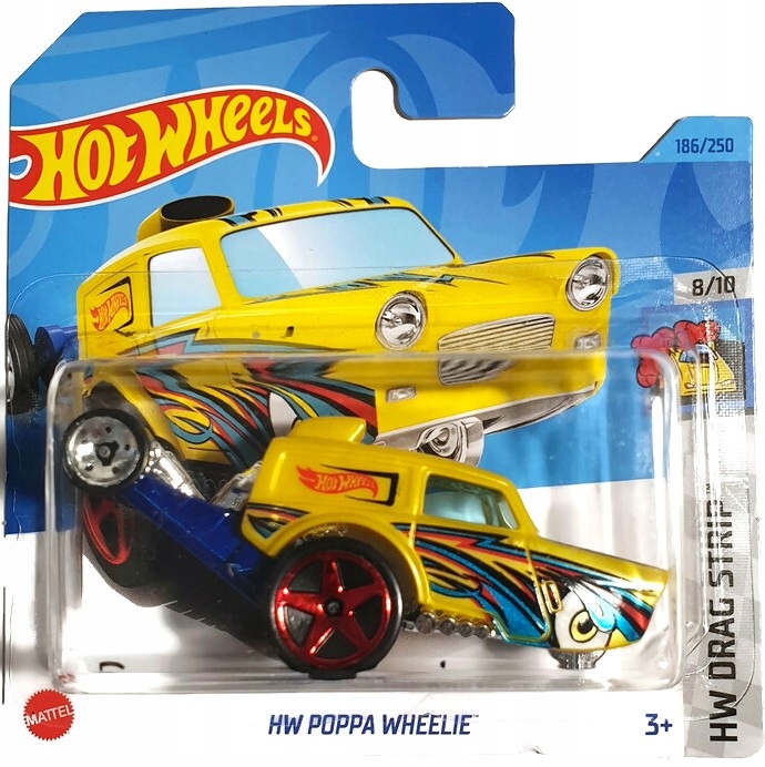 Машинка Hot Wheels HW Drag Strip HW Poppa Wheelie, HKH34-N52 софтбокс lastolite ll ls3030 ezybox pro strip 25x50см