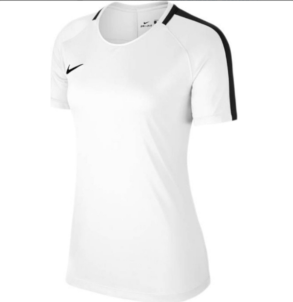 фото Футболка женская nike w nk dry acdmy18 top ss белая xs