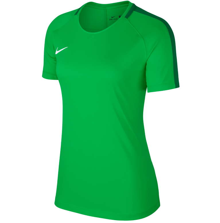 фото Футболка женская nike w nk dry acdmy18 top ss зеленая m