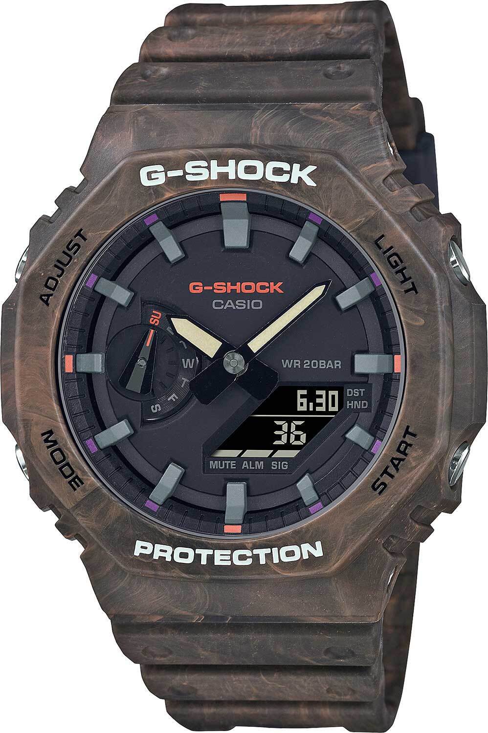 

Наручные часы мужские Casio GA-2100FR-5A, GA-2100FR-5A