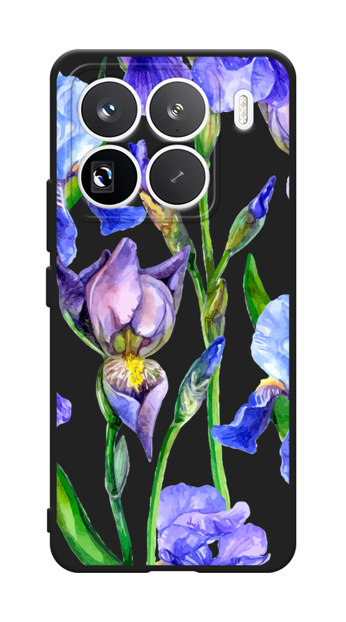 

Чехол Awog на Xiaomi 15 Pro "Синие ирисы", Фиолетовый;голубой;зеленый, 323752-1