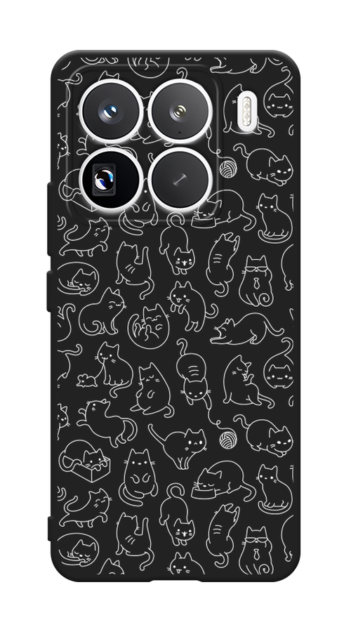 

Чехол Awog на Xiaomi 15 Pro "Шкодливые котики", Прозрачный;бежевый, 323752-1