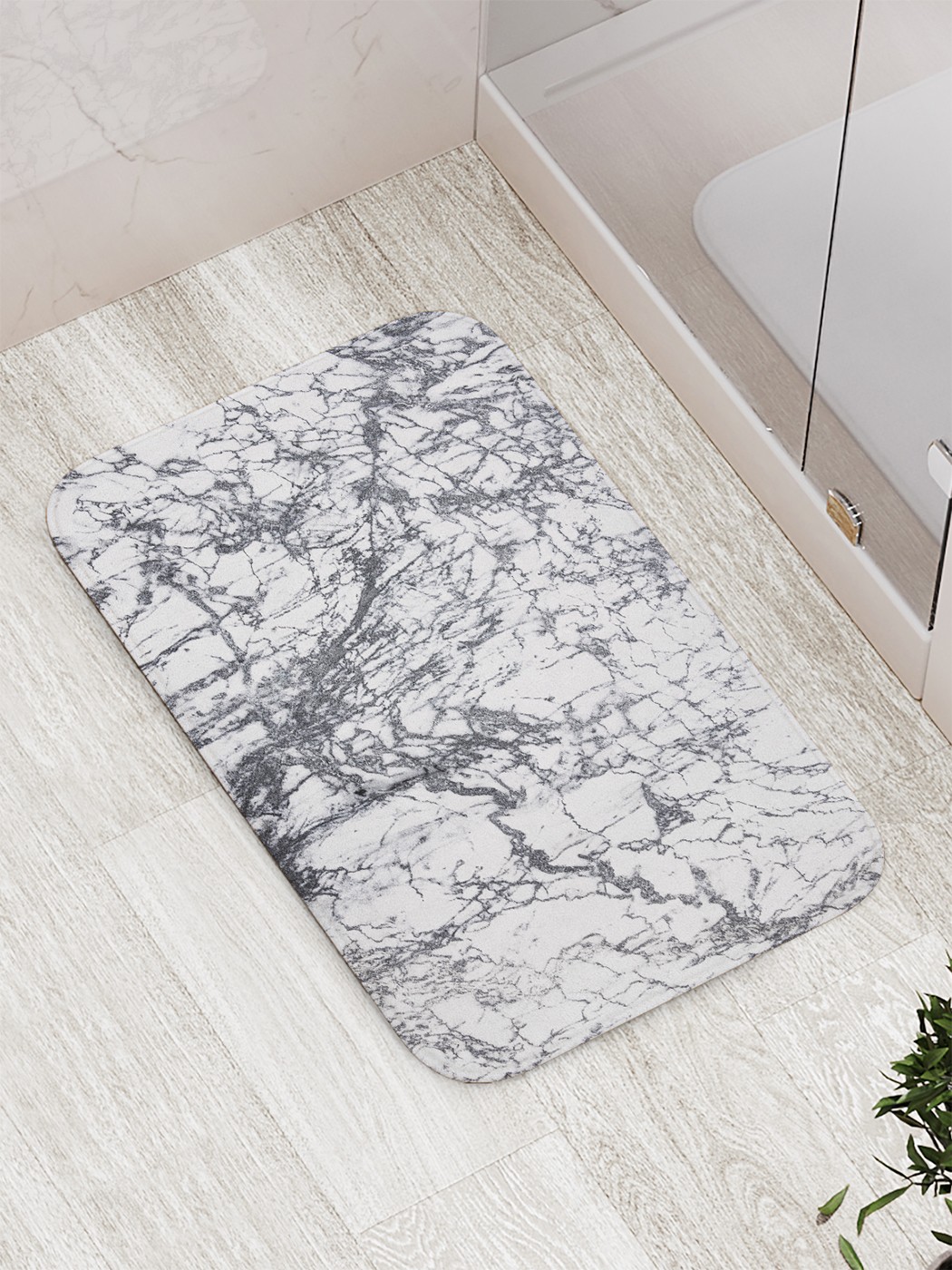 

Коврик противоскользящий JoyArty Повреждение поверхности для ванной 77х52 см