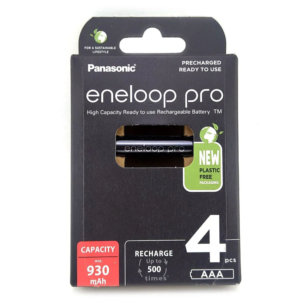 Аккумулятор PANASONIC HR03 (AAA) eneloop Pro Ni-MH 930mAh предзаряженный бл/4