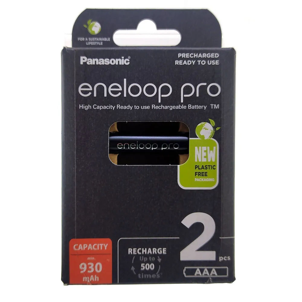 Аккумулятор PANASONIC HR03 (AAA) eneloop Pro Ni-MH 930mAh предзаряженный бл/2