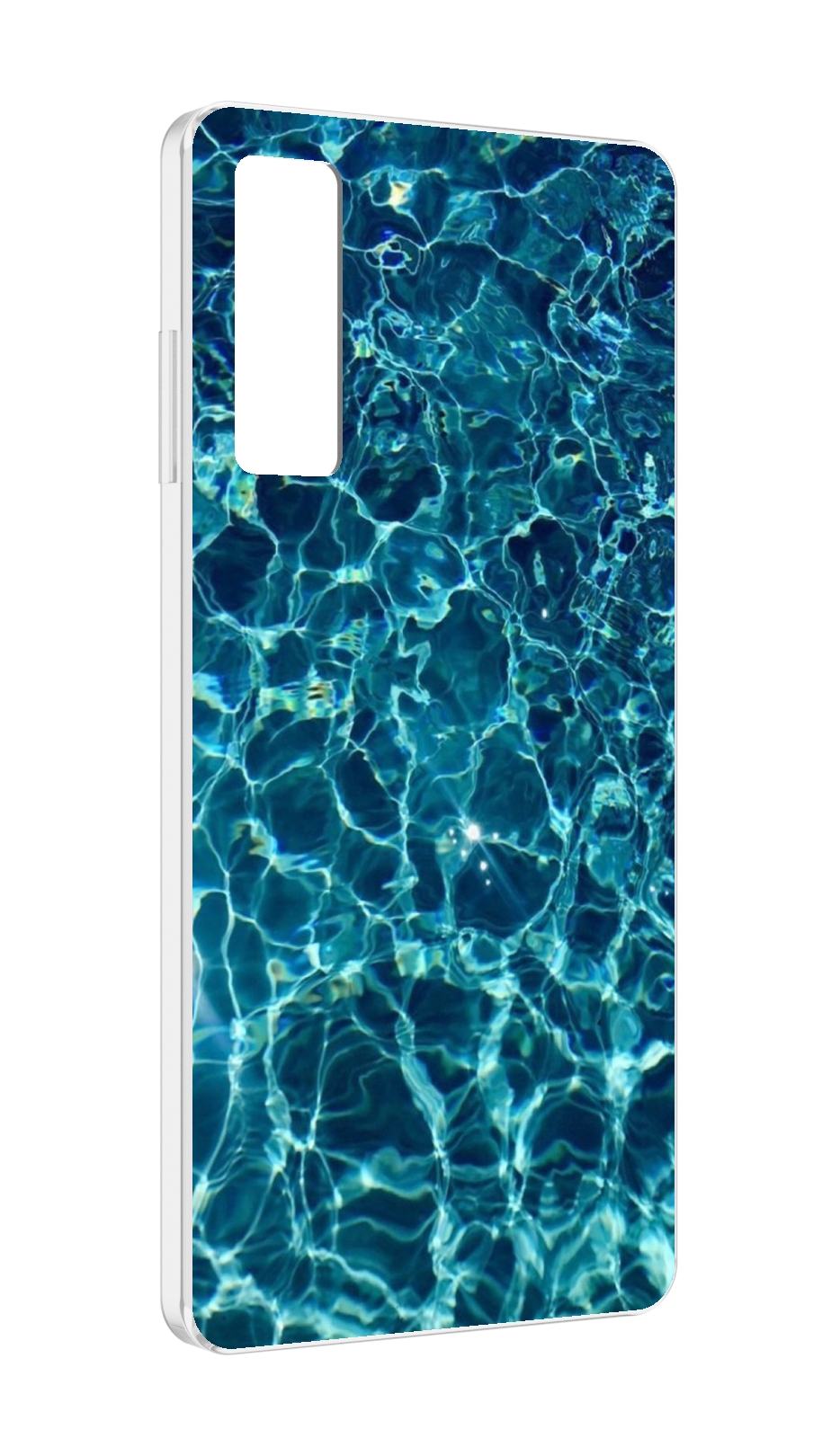 

Чехол MyPads красивая голубая вода для TCL 20 5G, Прозрачный, Tocco