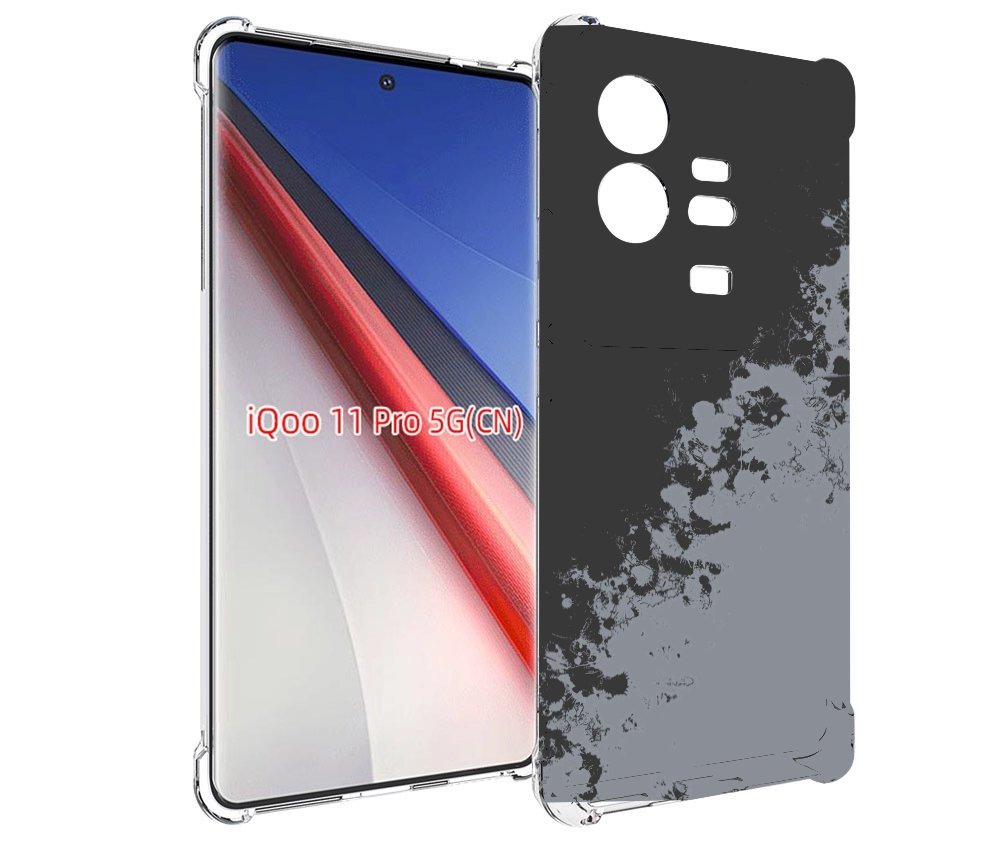 

Чехол бампер MyPads серый-эстетичный для Vivo iQOO 11 Pro против..., Прозрачный, Tocco