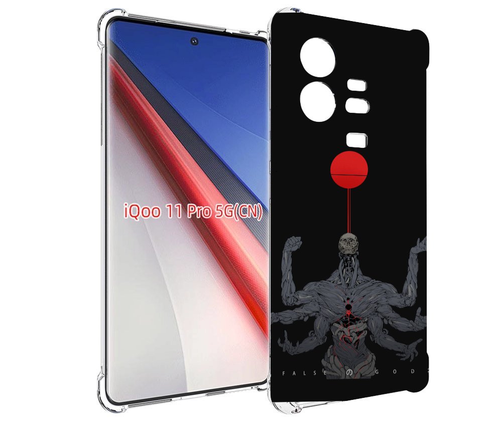

Чехол бампер MyPads скелет-с-6-руками для Vivo iQOO 11 Pro проти..., Прозрачный, Tocco