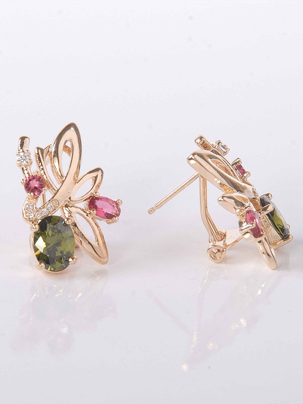 

Серьги из бижутерного сплава Lotus Jewelry 3040E-03mix, фианит, 3040E-03mix