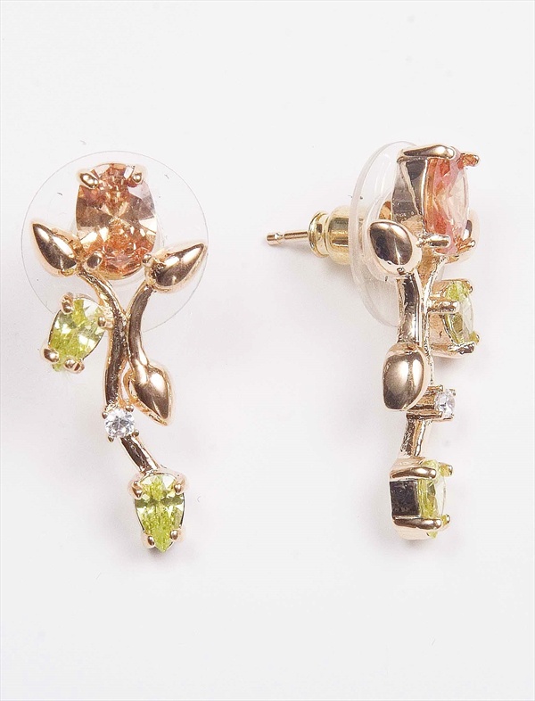 

Серьги из бижутерного сплава Lotus Jewelry 3040E-11mix, фианит, 3040E-11mix