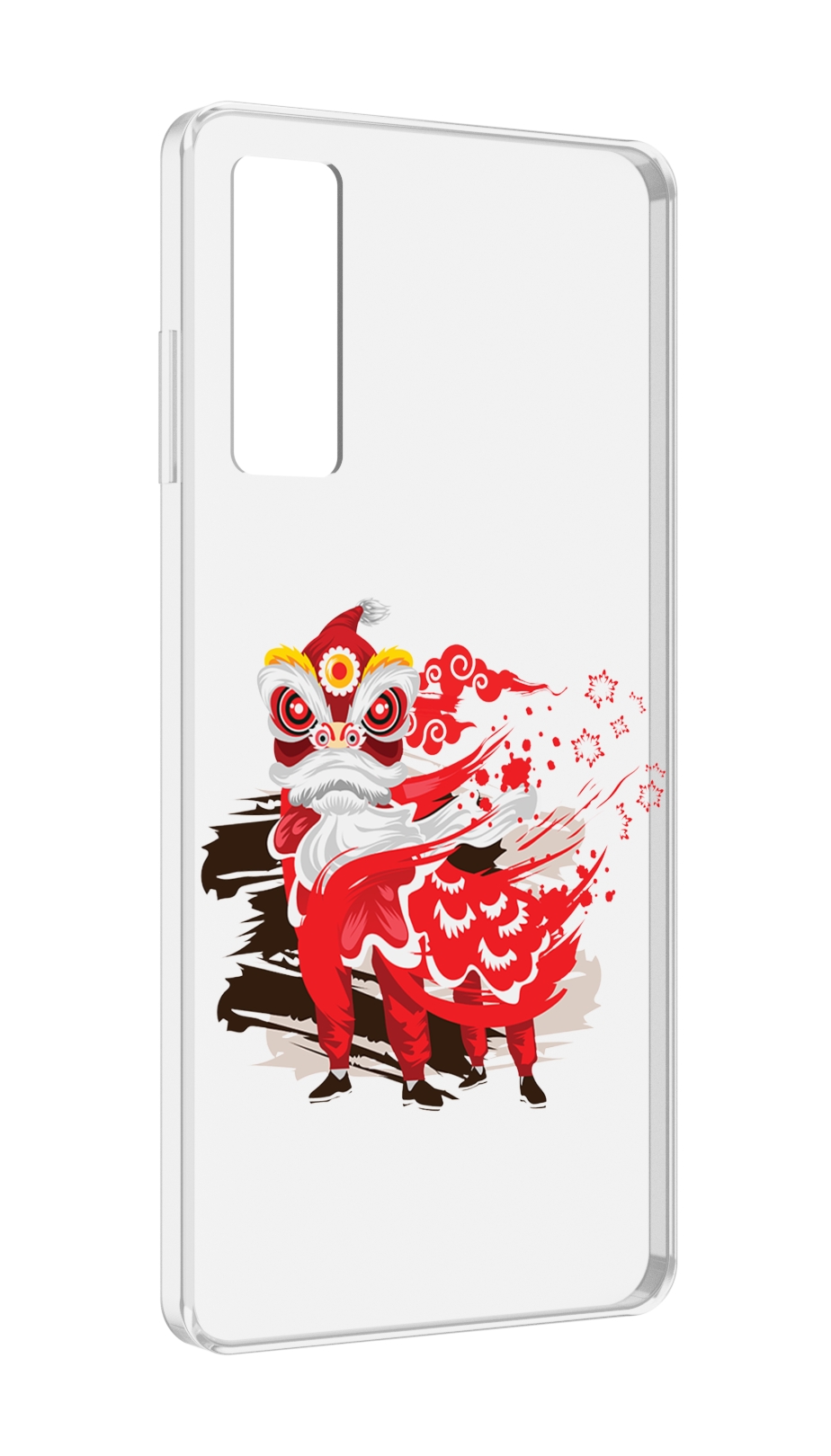 

Чехол MyPads красный-карнавал для TCL 20 5G, Прозрачный, Tocco