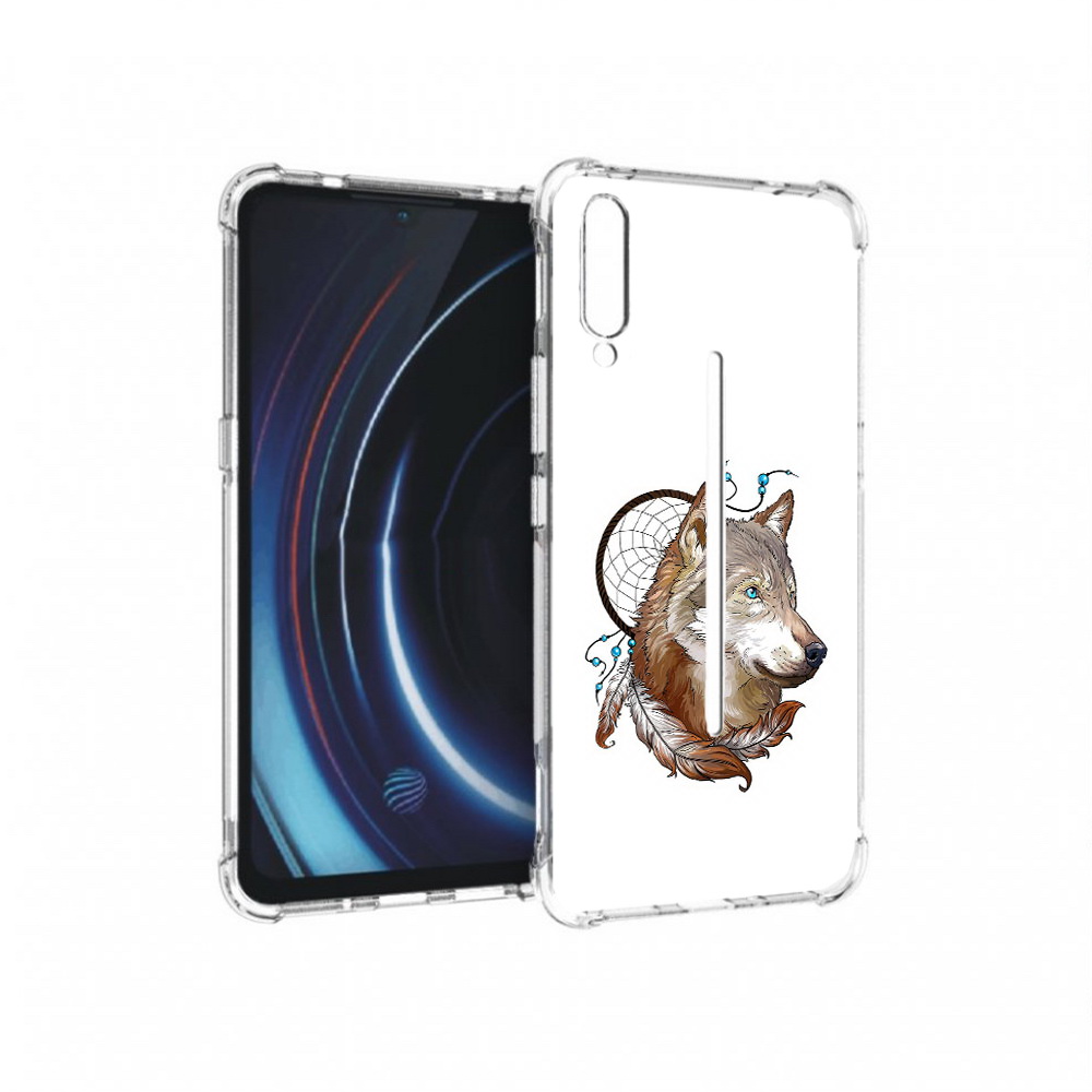 

Чехол MyPads Tocco для Vivo iQOO волк и ловец снов (PT226955.389.269), Прозрачный, Tocco