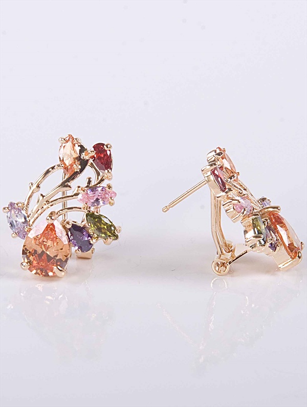 

Серьги из бижутерного сплава Lotus Jewelry 3040E-17mix, фианит, 3040E-17mix
