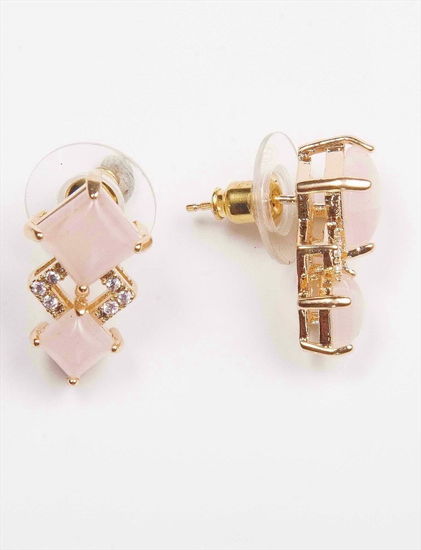 

Серьги из бижутерного сплава Lotus Jewelry 3041E-06Q, кварц/циркон, 3041E-06Q