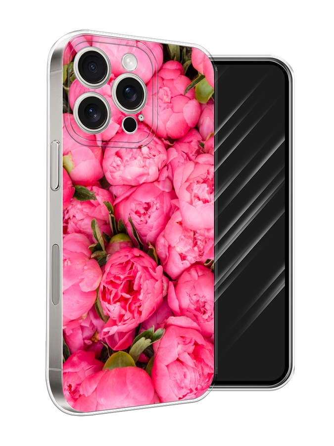 

Чехол Awog на Apple iPhone 15 Pro Max "Прекрасные пионы", Разноцветный, 15850-1