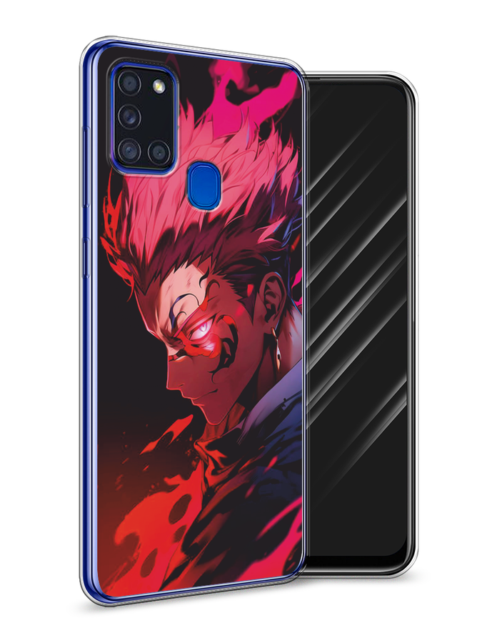 

Чехол Awog на Samsung Galaxy A21s "Взгляд Сукуны", Розовый;красный;черный, 2100250-1