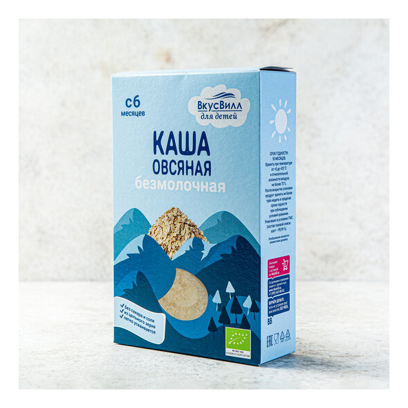 

Каша Baby king овсяная безмолочная с 6 месяцев 200 г