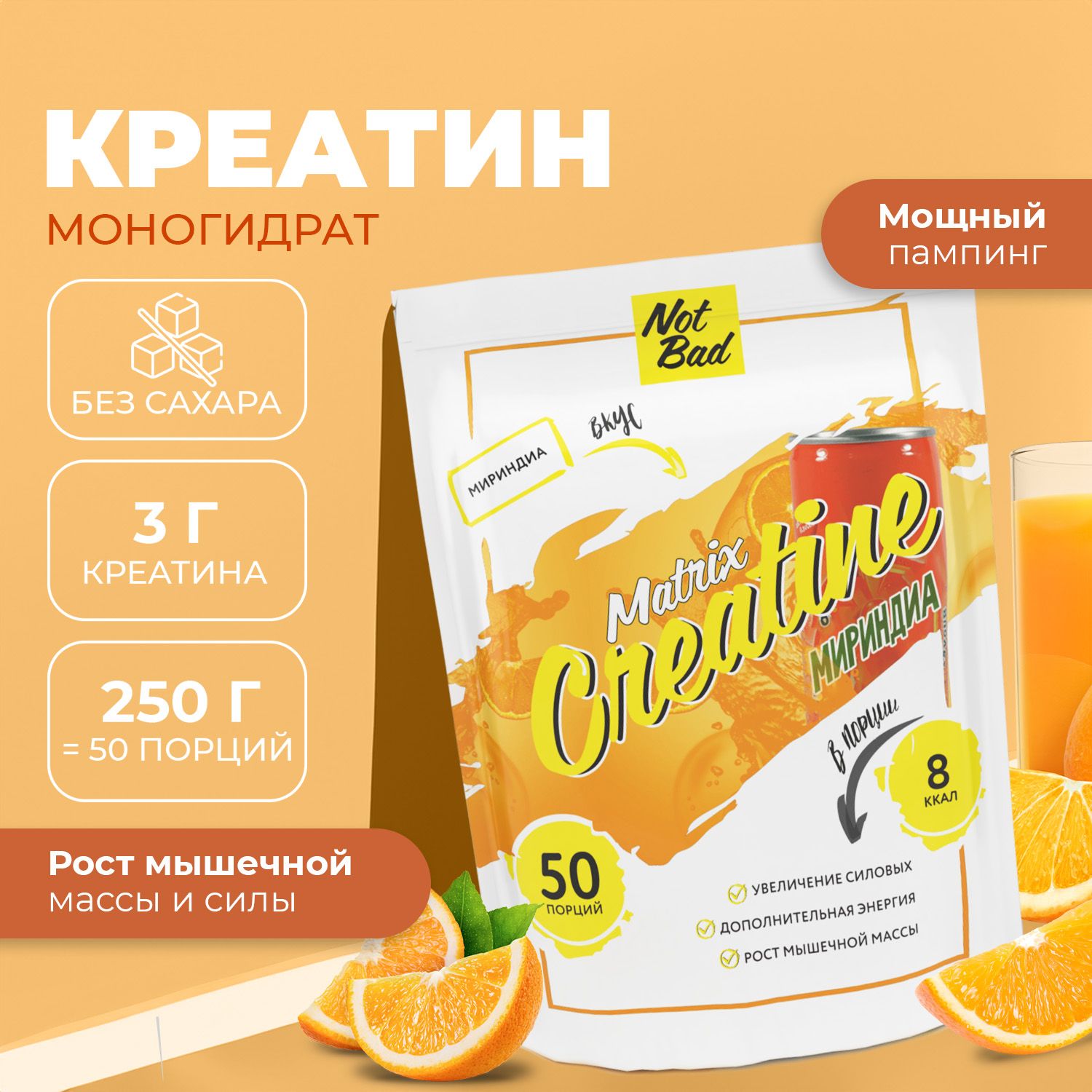 Креатин моногидрат NotBad Creatine Matrix 