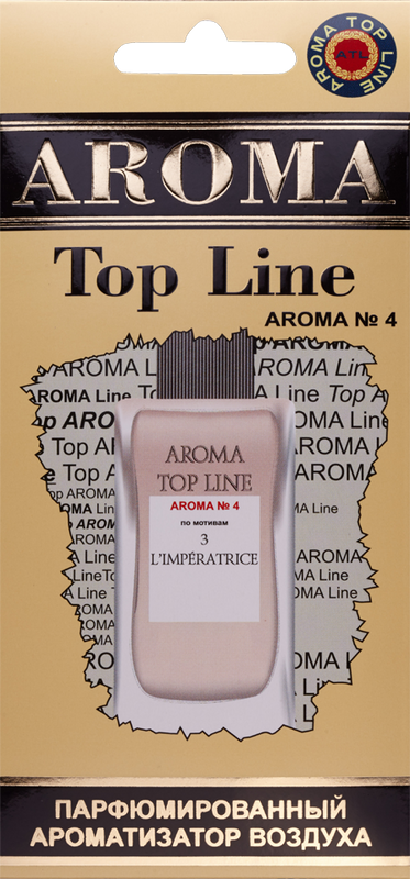 фото Aroma top line ароматизатор картонный подвесной для автомобиля и интерьера №4