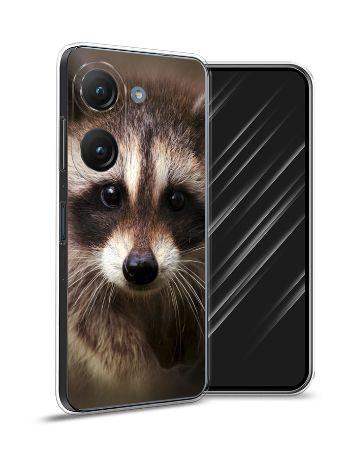 

Чехол Awog на Asus ZenFone 9 "Енот", Коричневый, 44850-1