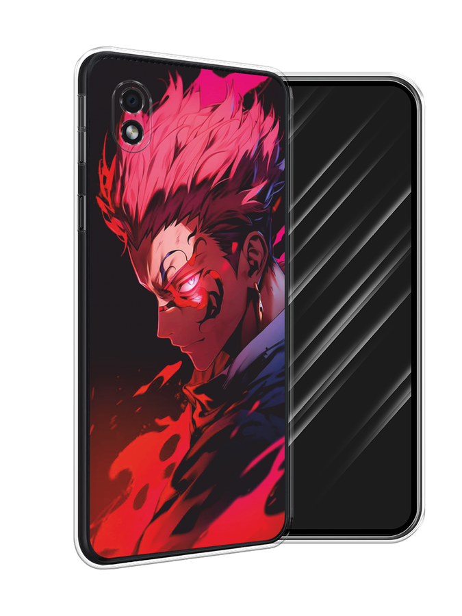 

Чехол Awog на Samsung Galaxy A01 Core "Взгляд Сукуны", Розовый;красный;черный, 2101250-1