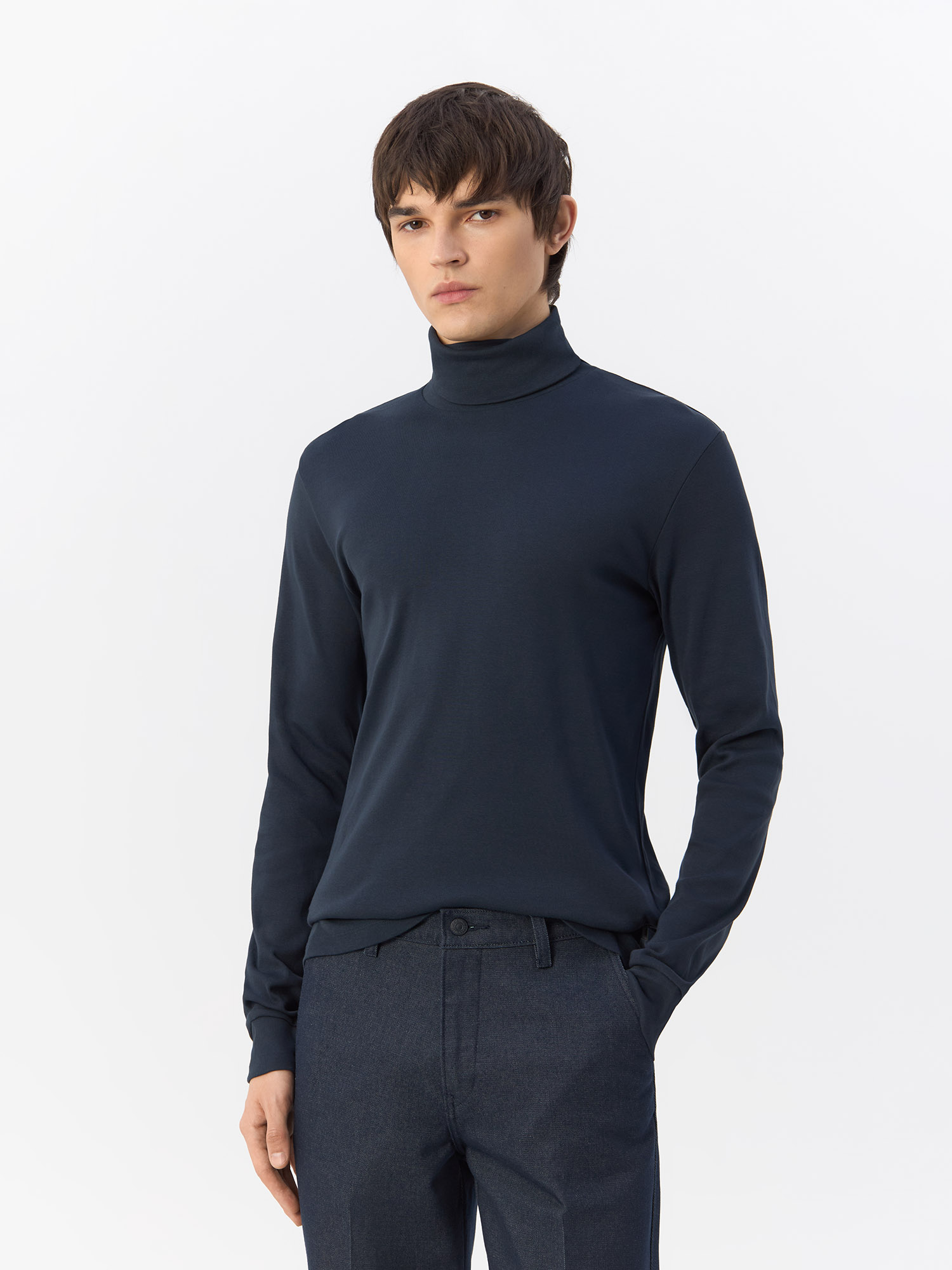 

Водолазка мужская Marc O’Polo 429220252100 синяя XL, Синий, 429220252100