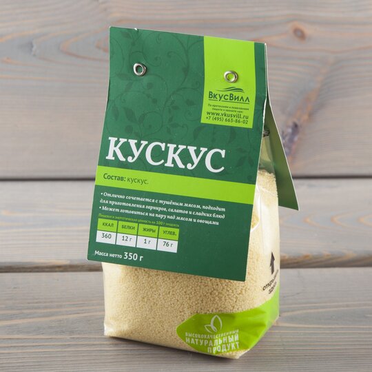 

Кускус ВкусВилл 350 г, 4283850