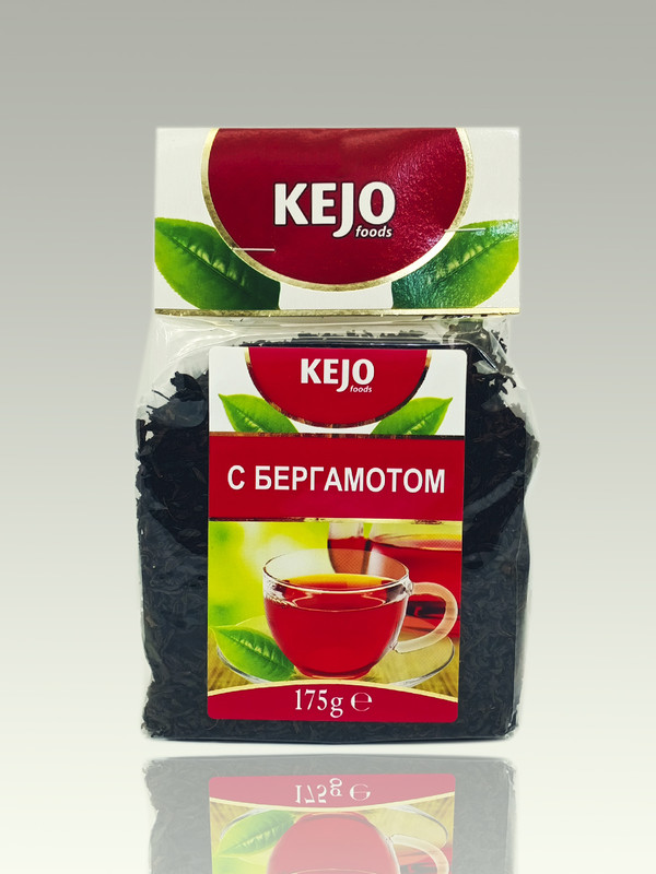 

KEJO Чай черный китайский байховый крупнолистовой с БЕРГАМОТОМ 175г