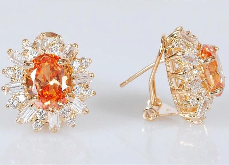 

Серьги из ювелирного сплава Lotus Jewelry 141E-40Chcz, фианит/циркон, 141E-40Chcz