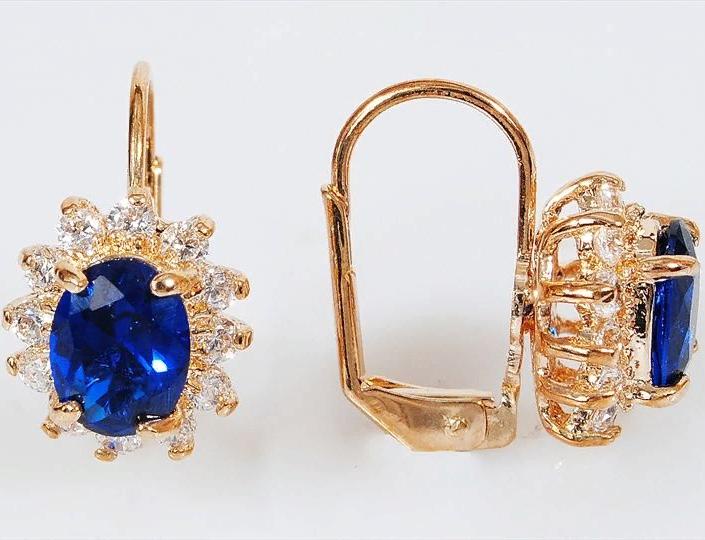

Серьги из ювелирного сплава Lotus Jewelry 19E-029sz, циркон/шпинель, 19E-029sz