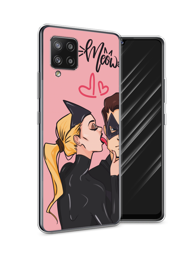 

Чехол Awog на Samsung Galaxy A42 "Kiss of Cat Woman", Розовый;черный;бежевый, 2101750-1