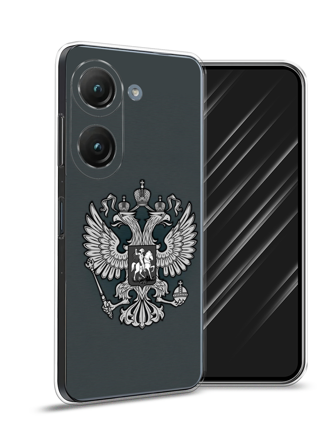 

Чехол Awog на Asus ZenFone 9 "Герб России серый", 44850-5