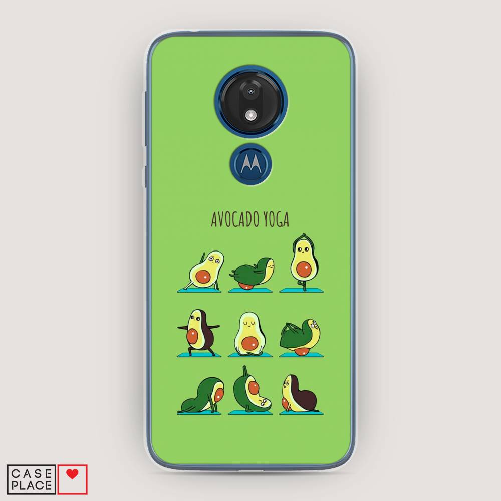 

Чехол Awog на Motorola Moto G7 / Моторола Мото G7 "Авокадо йога", 241150-10