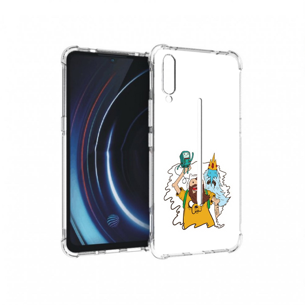

Чехол MyPads Tocco для Vivo iQOO время приключений старый Финн (PT226955.389.279), Прозрачный, Tocco