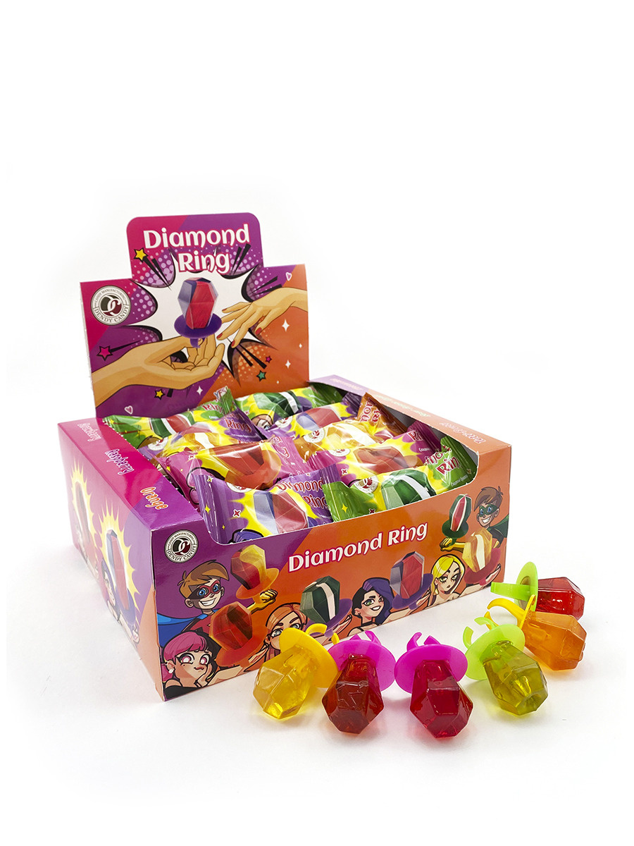 Леденец карамельный Dendy Candy Diamond Ring 15 г