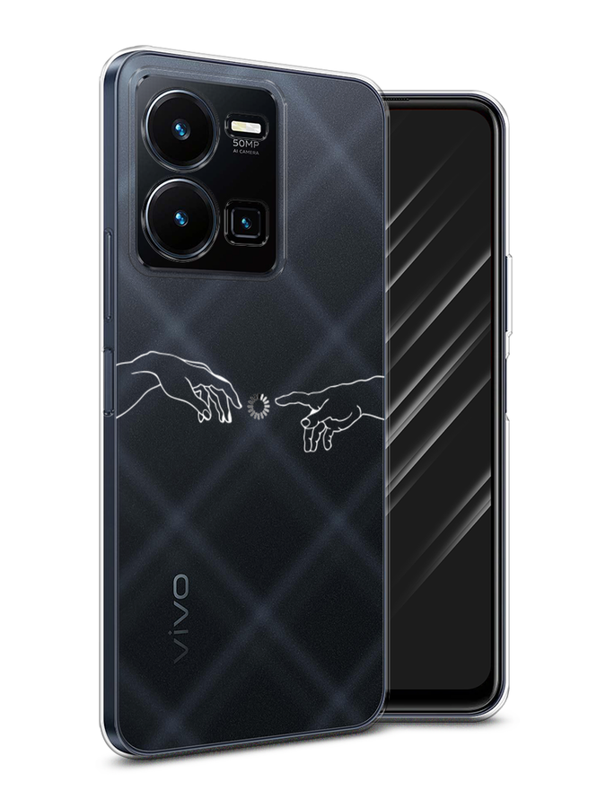 

Чехол Awog на Vivo Y35 4G / Виво Y35 4G "Загрузка творения", Белый;серый;прозрачный