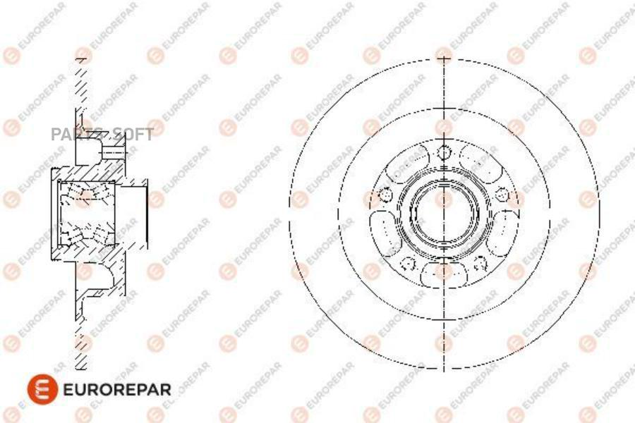 

Диск Тормозной EUROREPAR арт. 1676011280