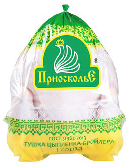 

Тушка цыпленка-бройлера Приосколье охлажденная +-1 кг