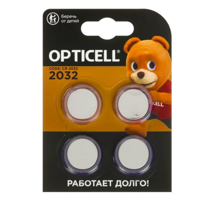 

Батарейка Opticell Specialty плоская / CR2032, Opticell Specialty