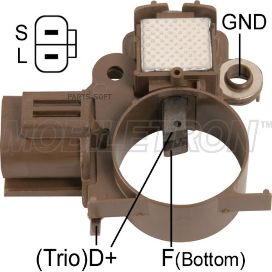 

Реле-регулятор генератора MITSUBISHI 14.6V A866X09171\IM281\YR-588\131471 [OE MD611481]\MI