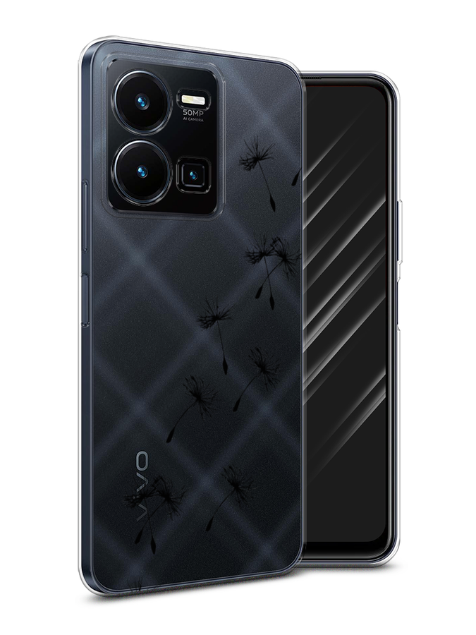 

Чехол Awog на Vivo Y35 4G / Виво Y35 4G "Летящие одуванчики", Черный