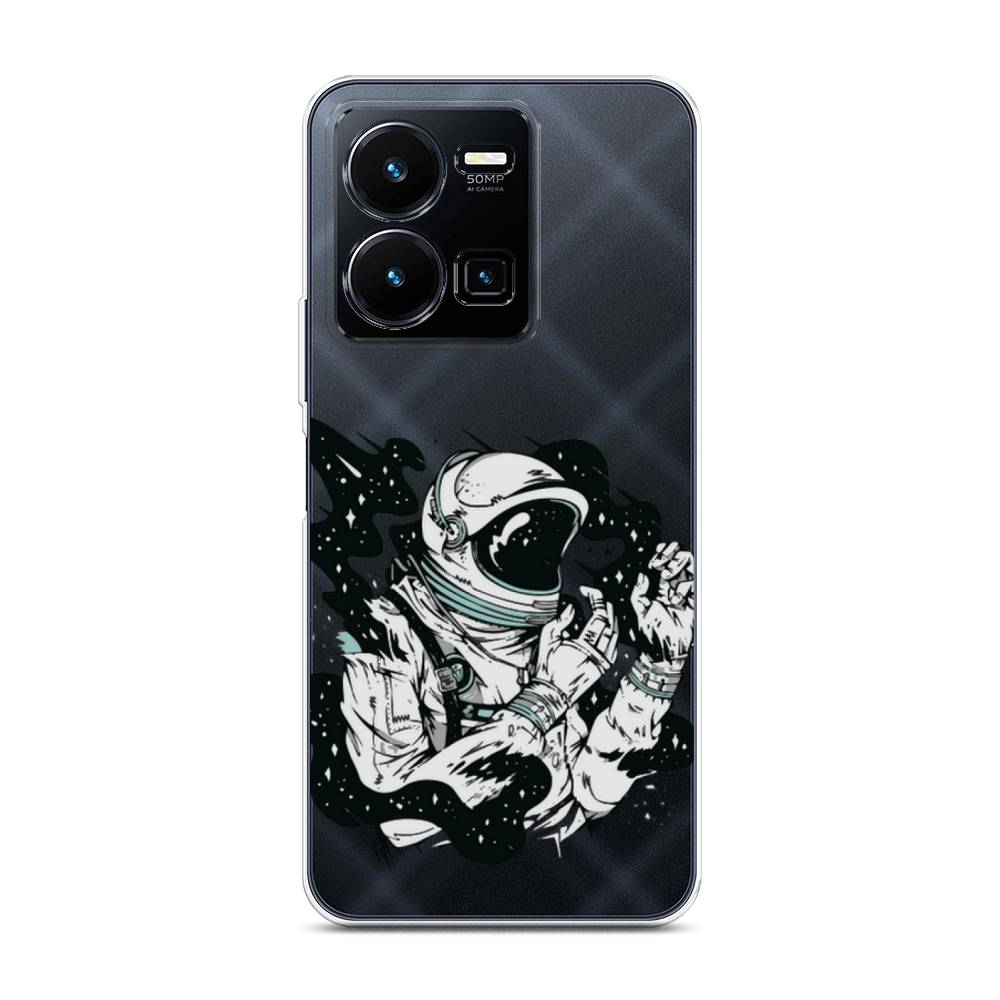 

Чехол Awog на Vivo Y35 4G / Виво Y35 4G "Космонавт арт", Черный;белый;прозрачный